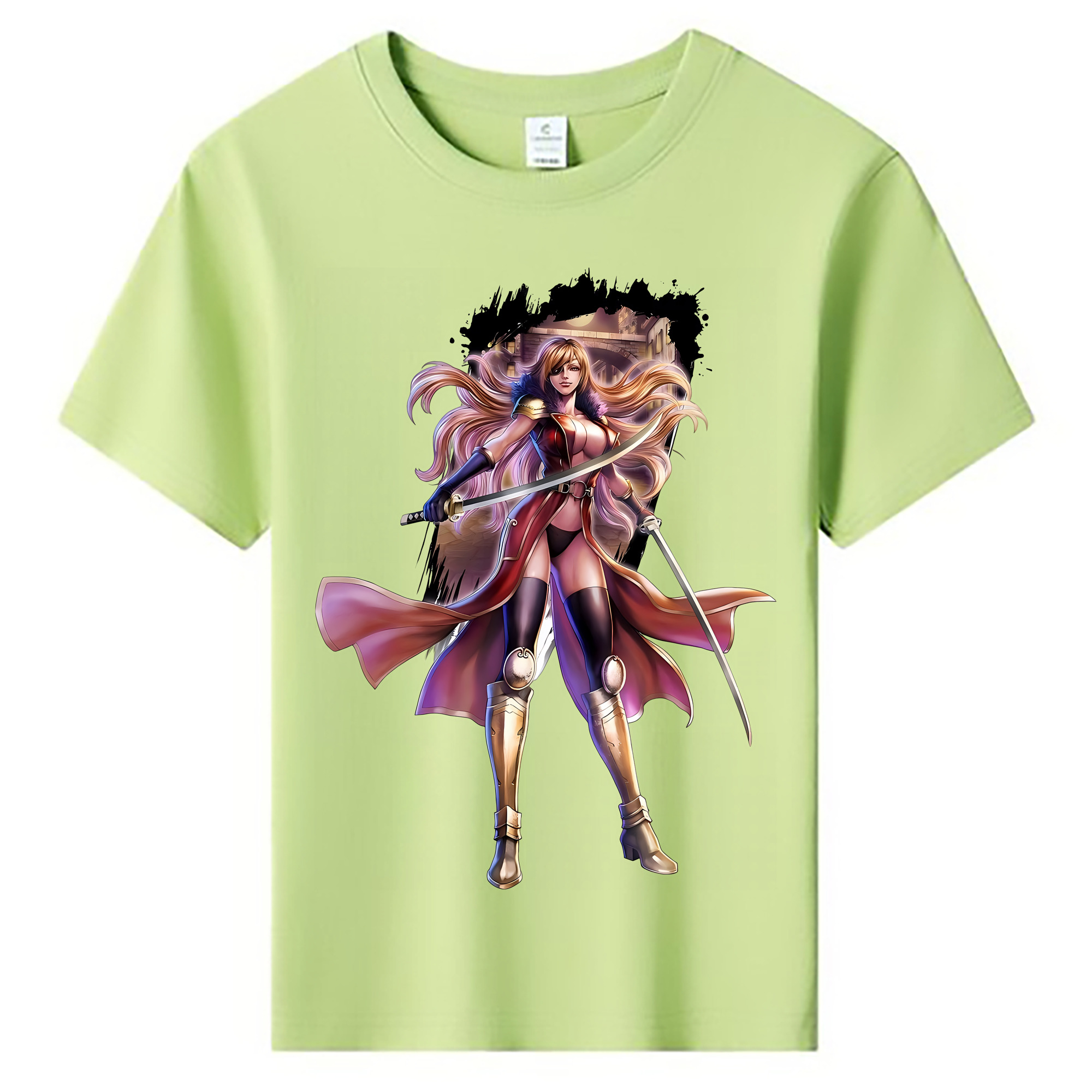 （画像用） 北斗の拳 Fist of the North Star 綿100％キッズTシャツ（フロントプリント）